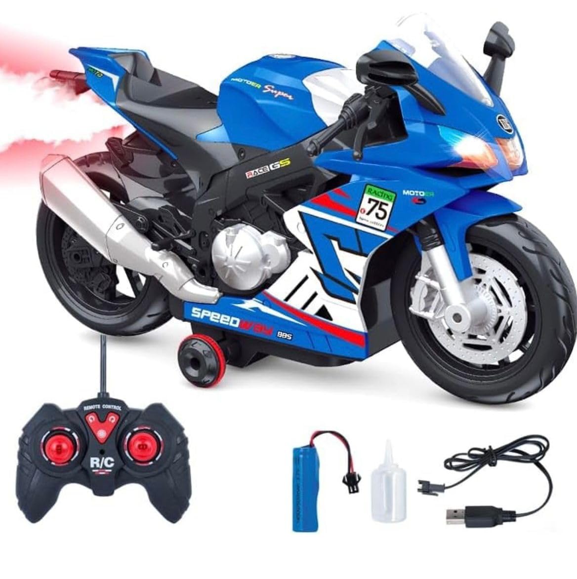 Toys Mart Noida 565-R9 Remote Control Motorcycle Toy