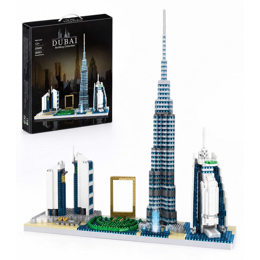 Carryze DBX-EV-001 Dubai Skyline Burj Khalifa Building Set Toy