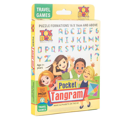 Toysbox 4116 Pocket Tangram Travel Puzzle Game Toy