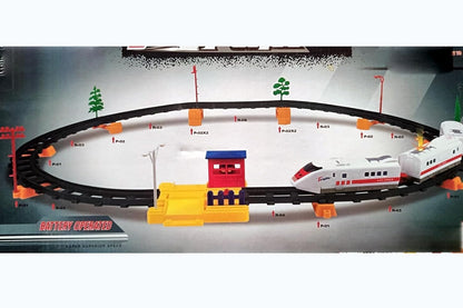Mivyaa World SPEED001 Battery Operated 39-Piece Train Set Toy