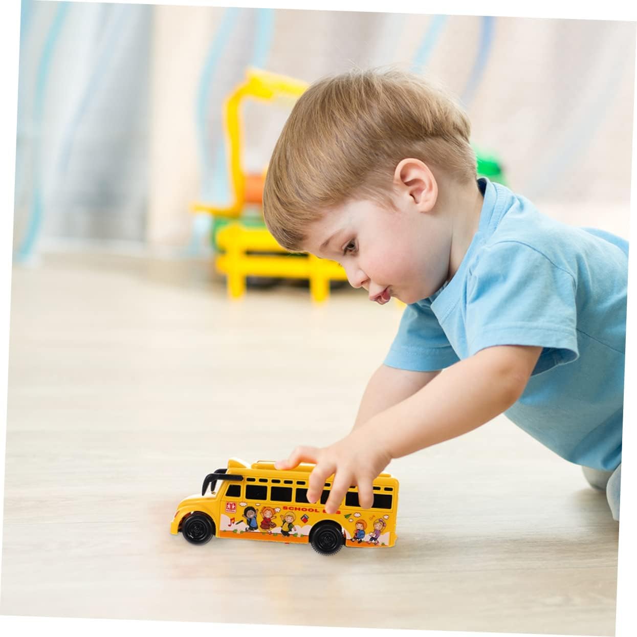 School Bus Toy with Lights and Sound