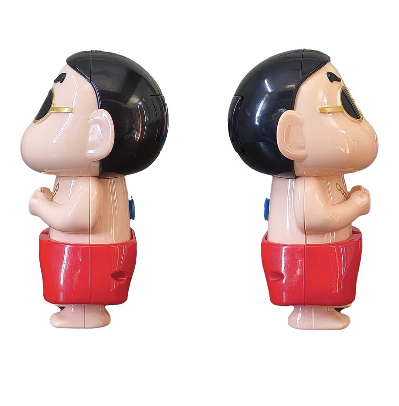 Degomart Shinchan Water Spray Squeeze Prank Toy 4.3in Red