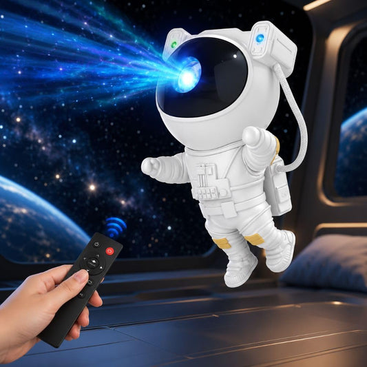 MAHEK ENTERPRISE ASTRO-LAMP-01 Astronaut Galaxy Projector Night Light Toy