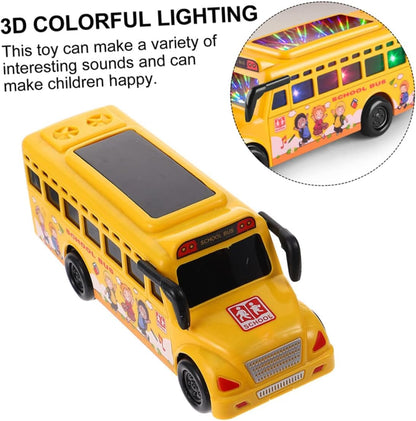 School Bus Toy with Lights and Sound