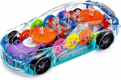 Turbo Smoke Racer Transparent Concept Car Toy