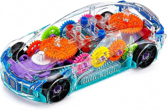 Turbo Smoke Racer Transparent Concept Car Toy
