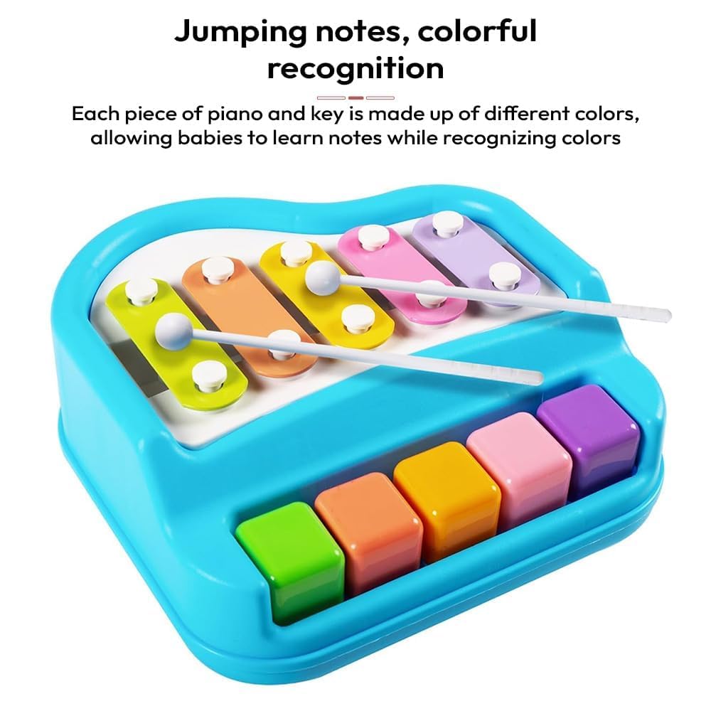 Toyzz Xyl-piano-001 2-in-1 Xylophone & Piano Musical Toy