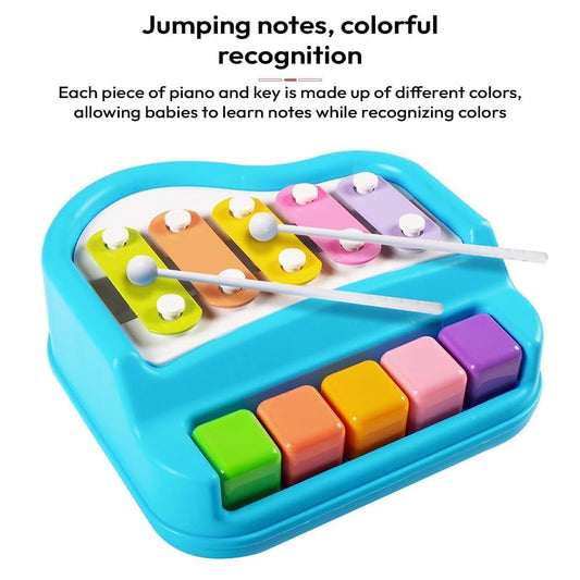 Toyzz Xyl-piano-001 2-in-1 Xylophone & Piano Musical Toy