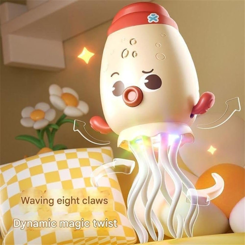 Jack Royal Electric Dancing Octopus Toy with LED Lights, Music, Smart Crawling