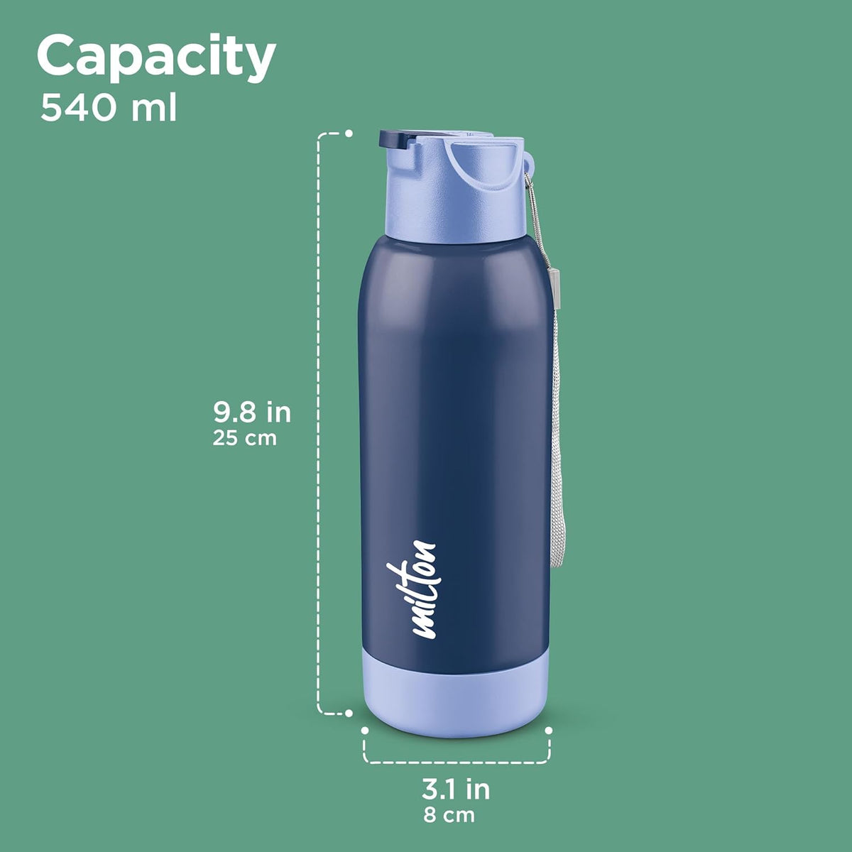 Milton Steel Swag Stainless Steel Water Bottle
