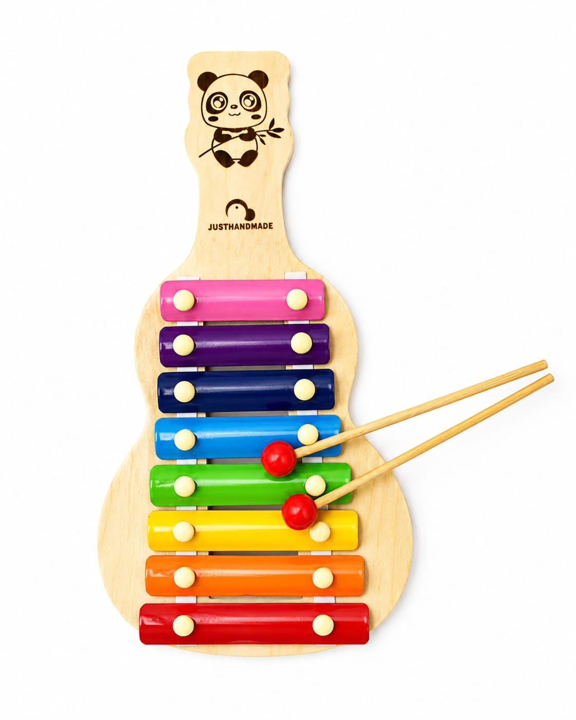 Wooden Guitar-Shaped Xylophone Toy