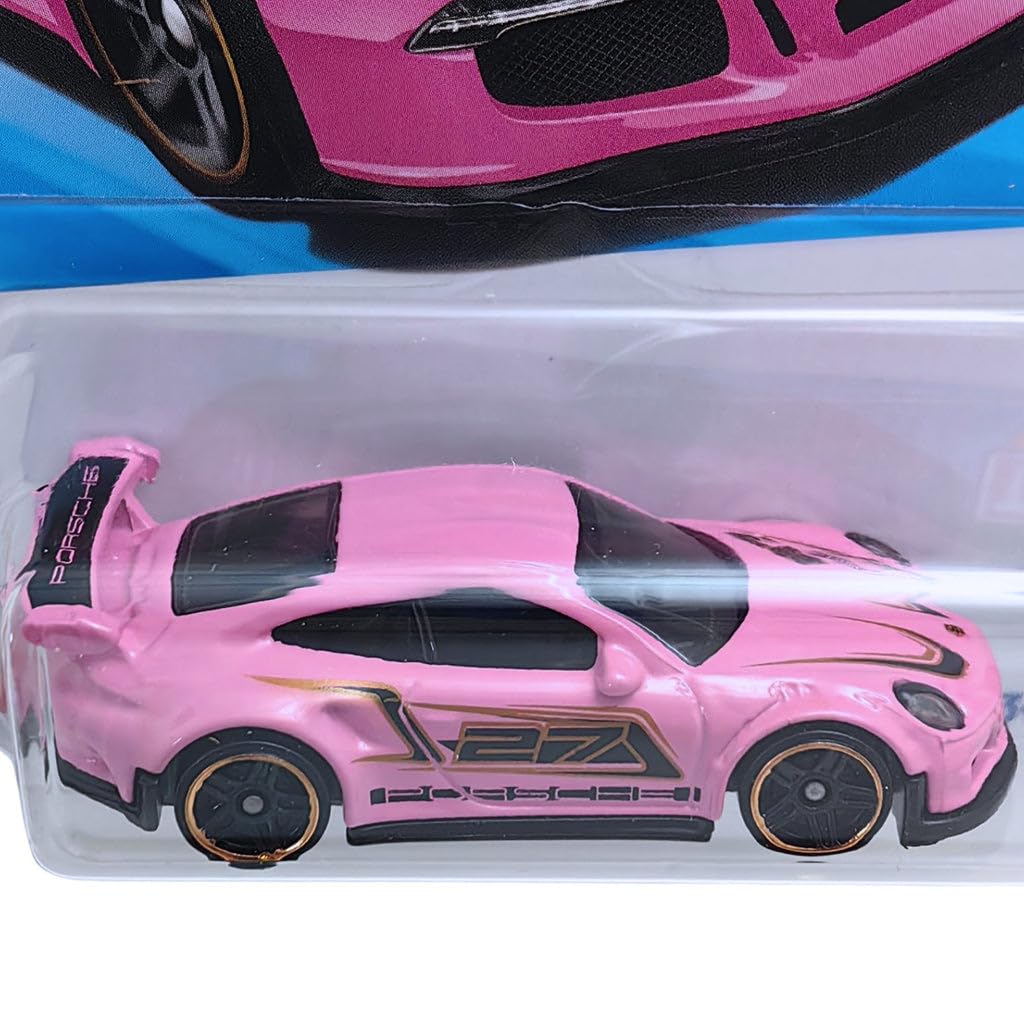 Hot Wheels Pink Porsche 911 GT3 RS Die-Cast 1:64 Scale Vehicle
