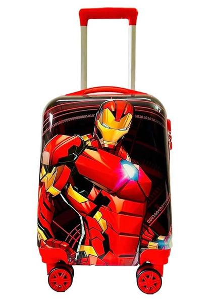 ADSON Iron Man 16-Inch Hardsided Kids Trolley Luggage with 360° Spinner Wheels