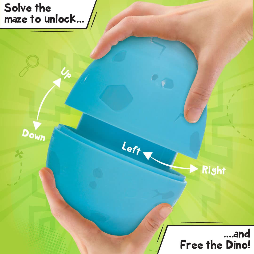 Imagimake Dino Quest 3D Puzzle: Surprise Egg Dinosaur Toy for Kids 5-8
