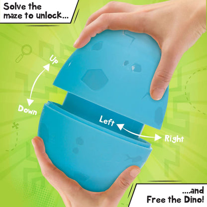 Imagimake Dino Quest 3D Puzzle: Surprise Egg Dinosaur Toy for Kids 5-8