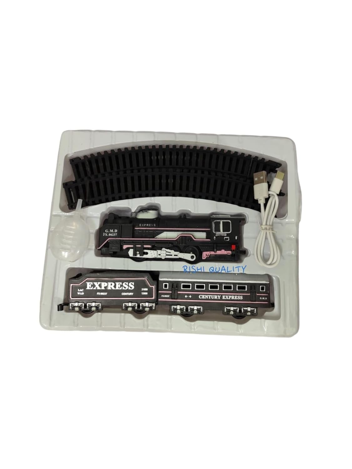 Rishi Quality Bump and Go Musical Smoke Toy Train with Lights