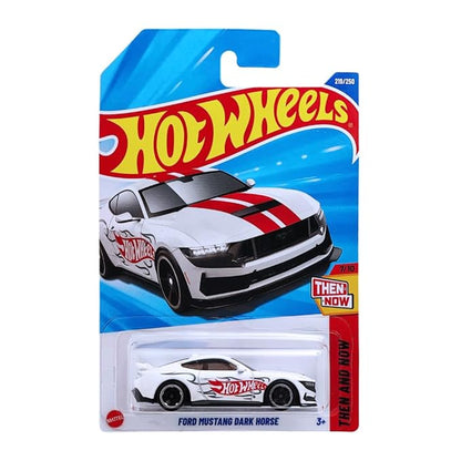 Hot Wheels 1:64 Scale Ford Mustang Dark Horse White Die-Cast Car
