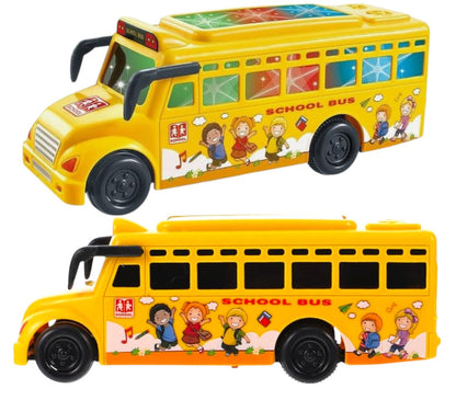 School Bus Toy with Lights and Sound