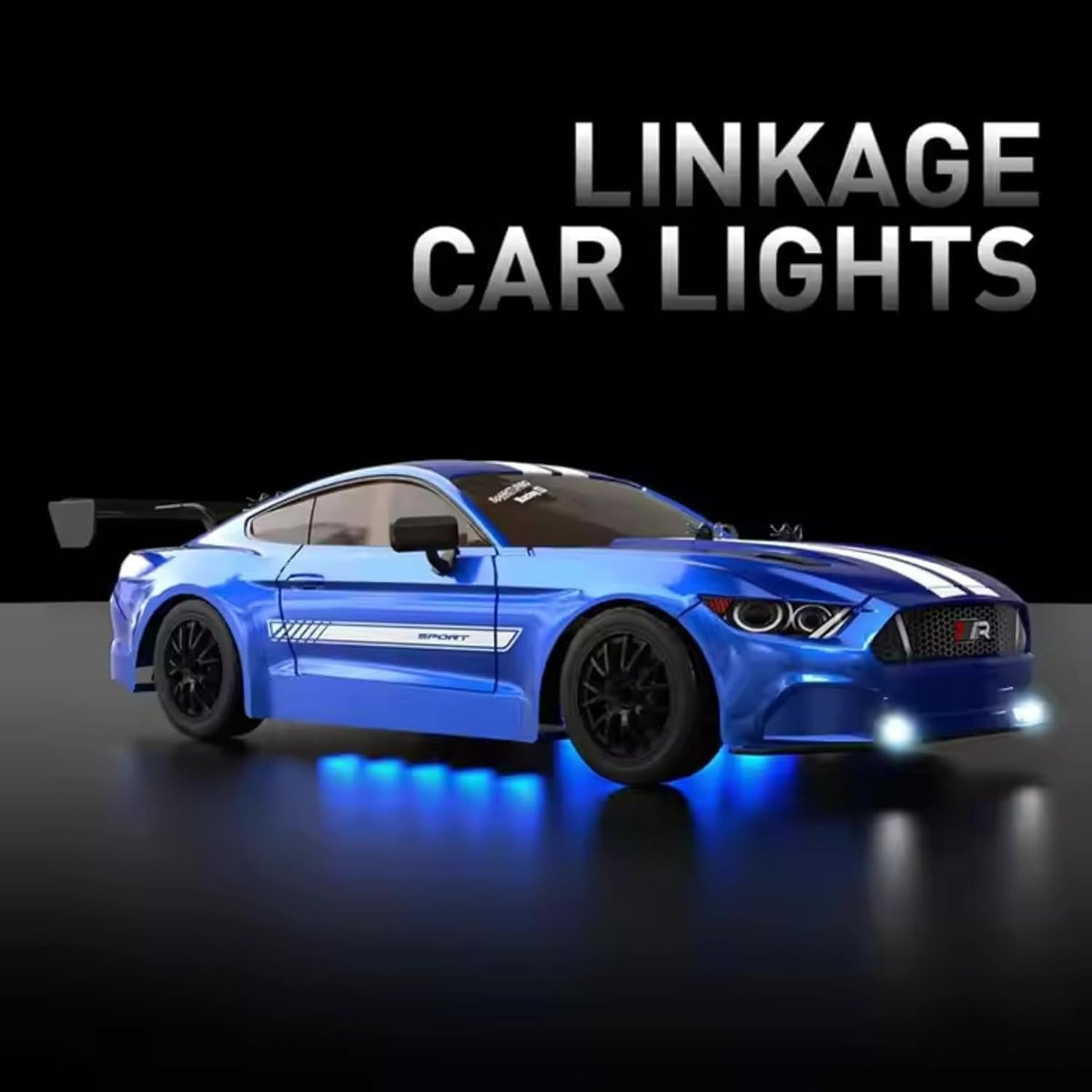 TOYS TODAY TT-33435 LED Light Remote Control Drift Racing Car Toy