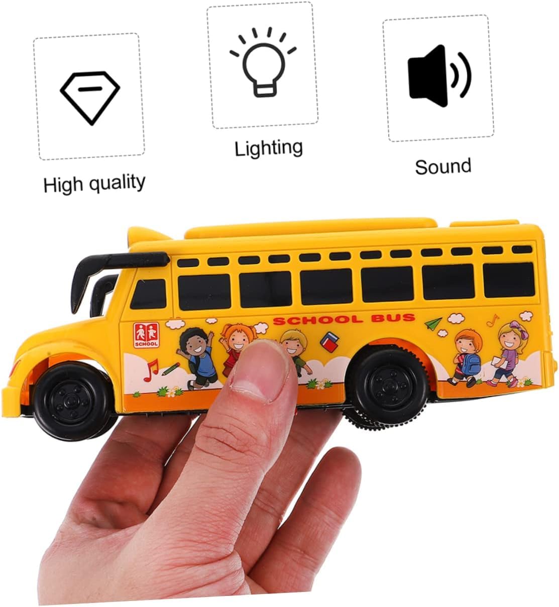 School Bus Toy with Lights and Sound