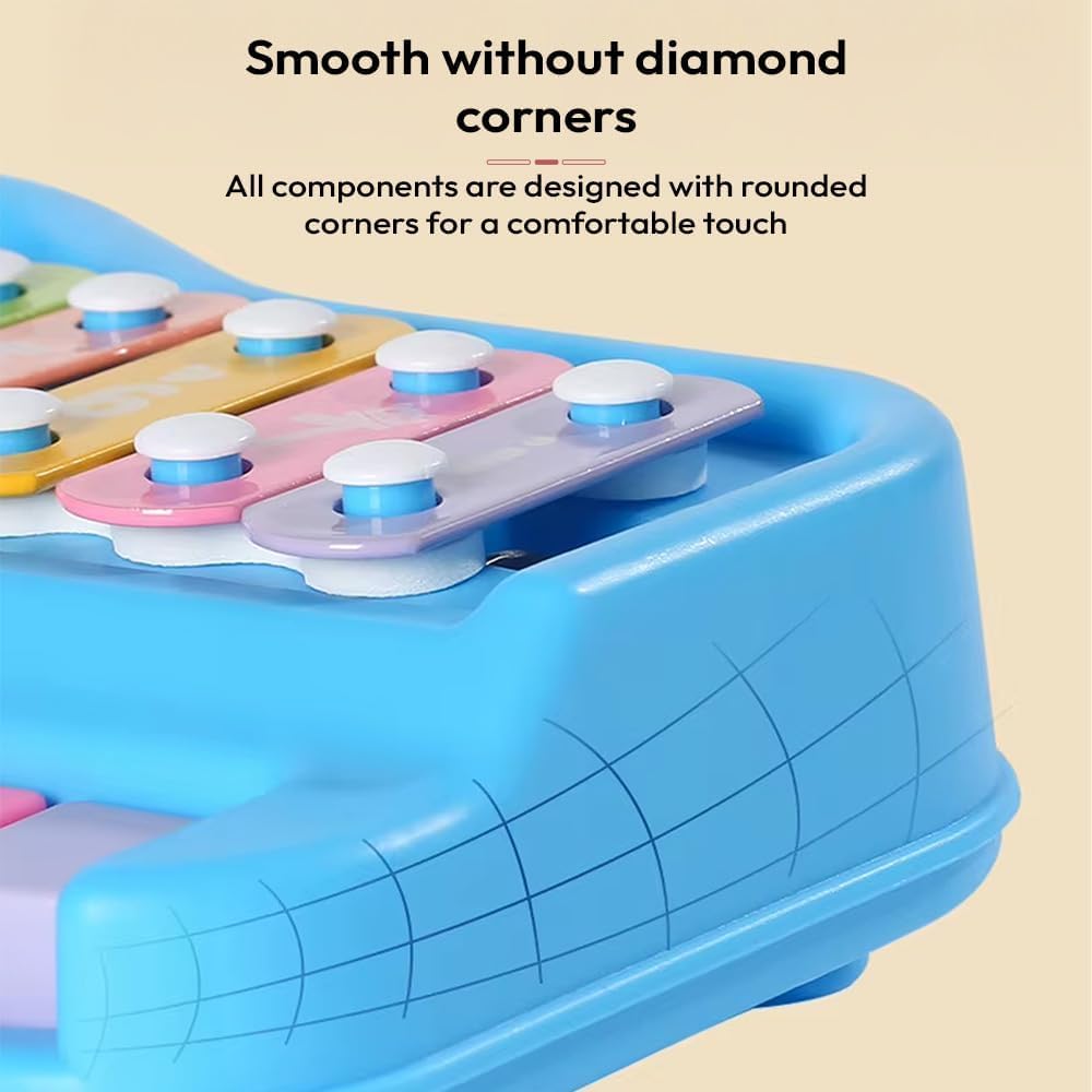 Toyzz Xyl-piano-001 2-in-1 Xylophone & Piano Musical Toy