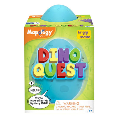 Imagimake Dino Quest 3D Puzzle: Surprise Egg Dinosaur Toy for Kids 5-8