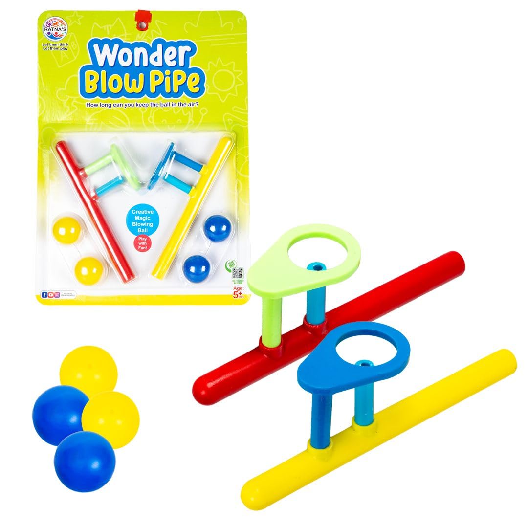 RATNA'S 7651 Wonder Blow Pipe Floating Ball Set Toy