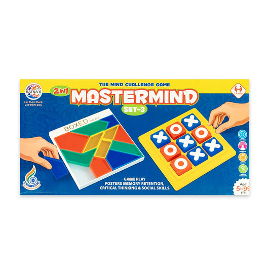 RATNA'S 1912 Mind Challenge 2-in-1 Puzzle Game Toy
