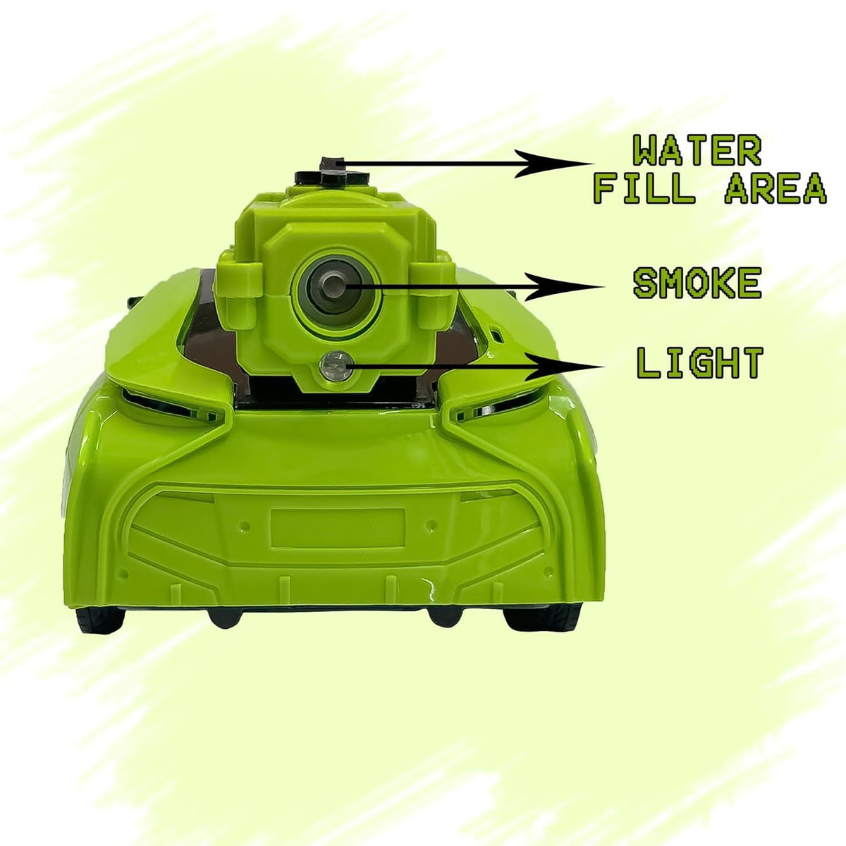 INOS 1:32 Scale Remote Control Smoke Effect Sports Car Toy