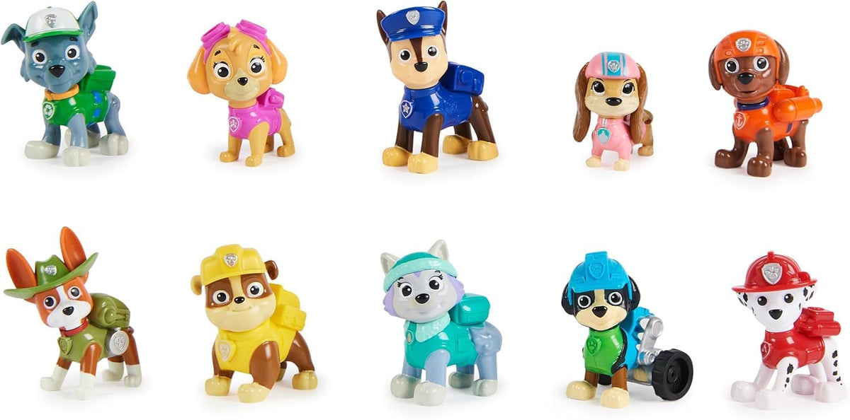 Spin Master Paw Patrol 10th Anniversary All Paws On Deck Toy Figures Gift Pack