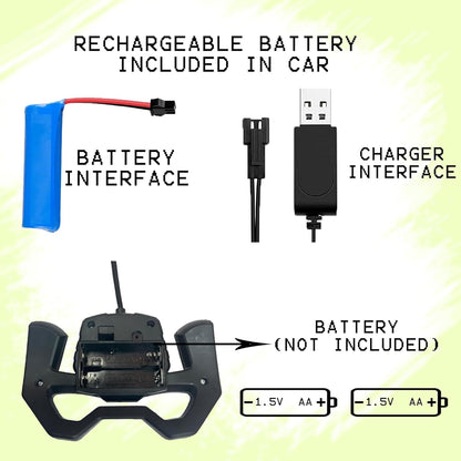 INOS 1:32 Scale Remote Control Smoke Effect Sports Car Toy