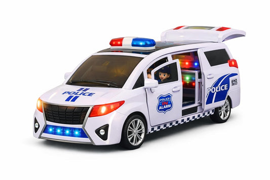 PB Prime Brands OzW-Police Car Bump & Go Action Light Music Toy
