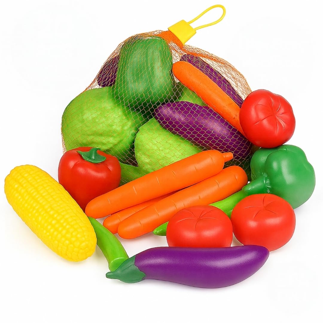 Liberty Imports 623 Life Sized Bag of Vegetables Pretend Play Toy