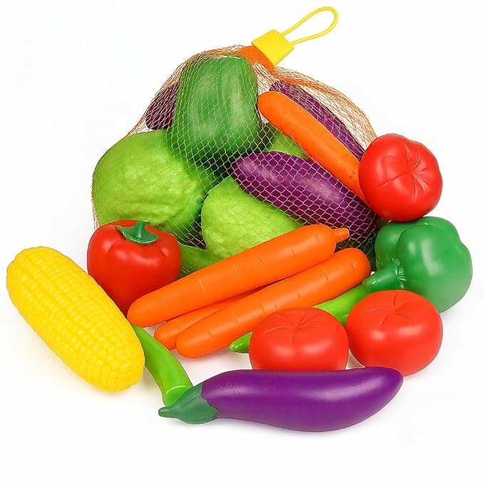 Liberty Imports 623 Life Sized Bag of Vegetables Pretend Play Toy