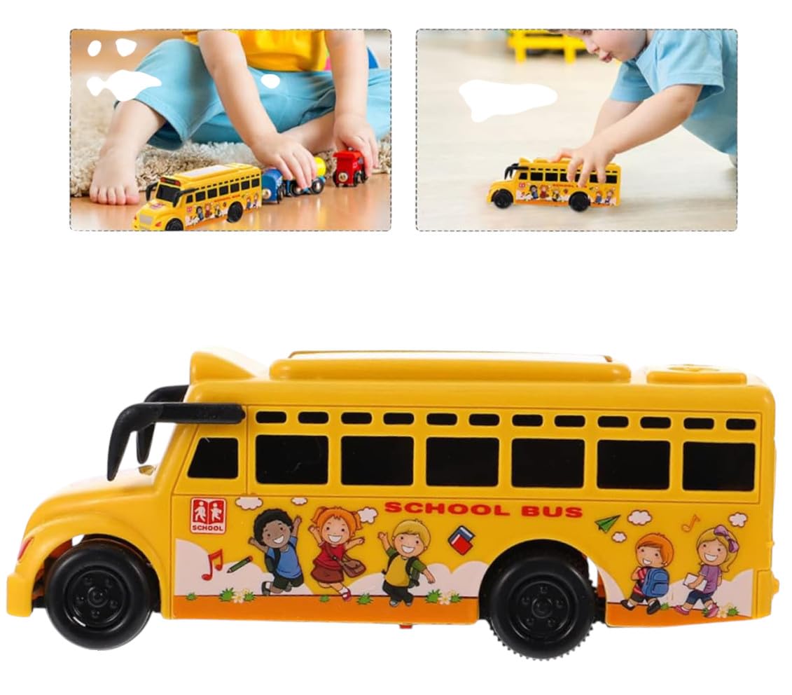 School Bus Toy with Lights and Sound