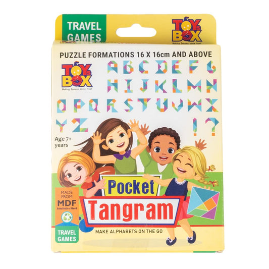 Toysbox 4116 Pocket Tangram Travel Puzzle Game Toy