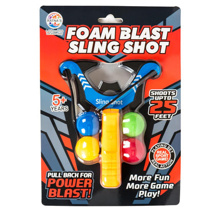 RATNA'S 7568 Foam Blast Sling Shot Launcher Set Toy