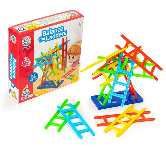 RATNA'S 2989 Balance the Ladders Stacking Game Toy