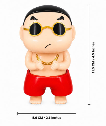 Degomart Shinchan Water Spray Squeeze Prank Toy 4.3in Red