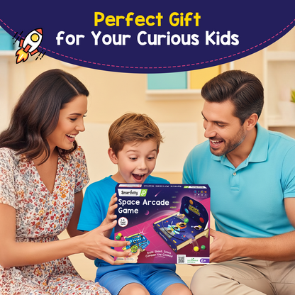 Smartivity Space Arcade STEM Construction Toy: DIY Educational Game for Kids 6-14 Years