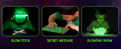Smartivity Magic Glow-in-the-Dark Science Lab Kit for Kids STEM Experiments