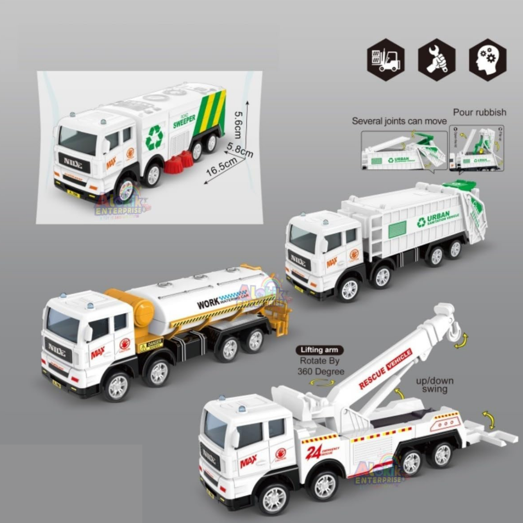 Garbage Truck Toy ( Random 1 Pcs )