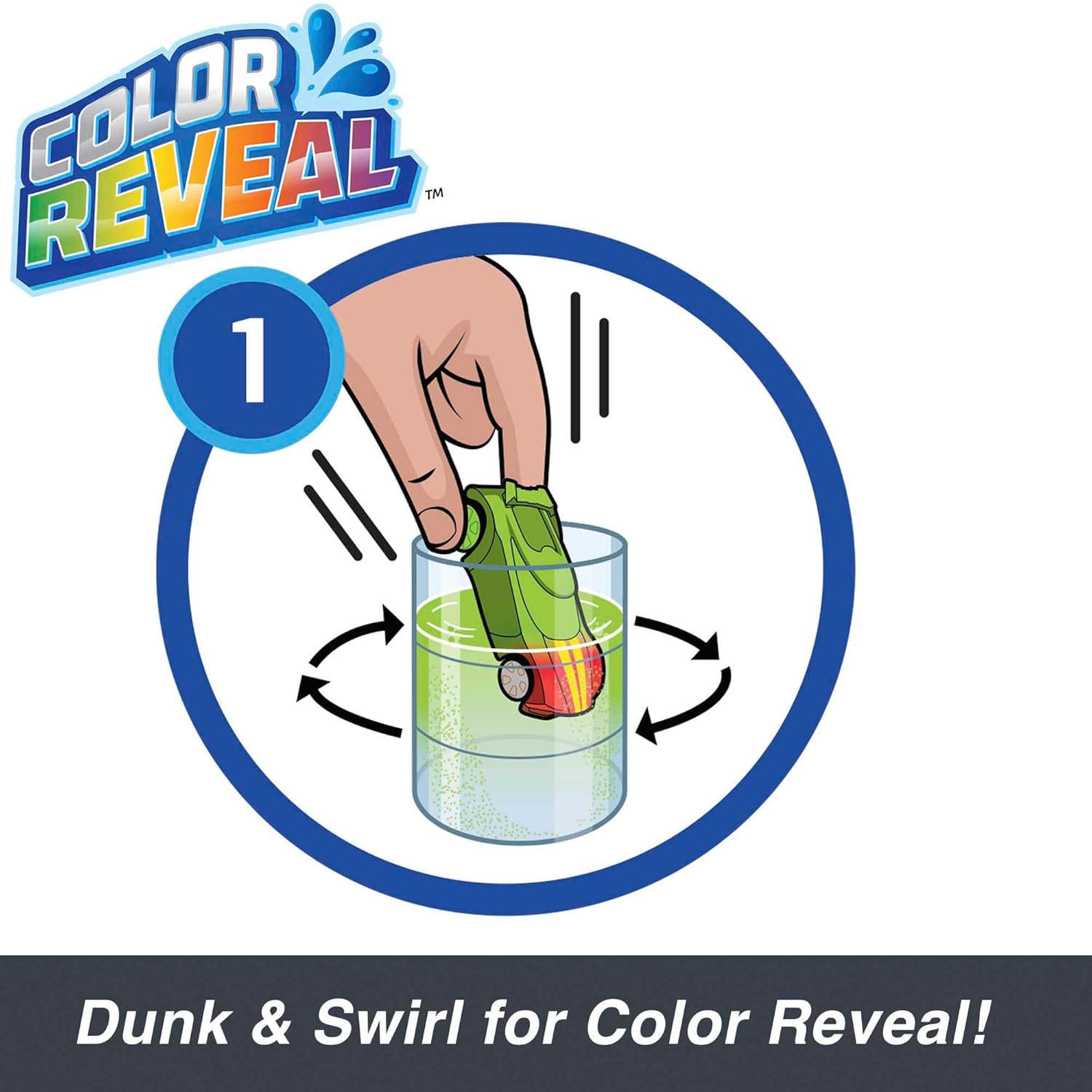 Hot Wheels Color Reveal 2-Pack 1:64 Scale Toy Car Set