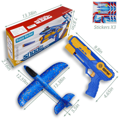 IOUGDSEC 2307 Foam Glider Catapult Aeroplane Launcher Toy