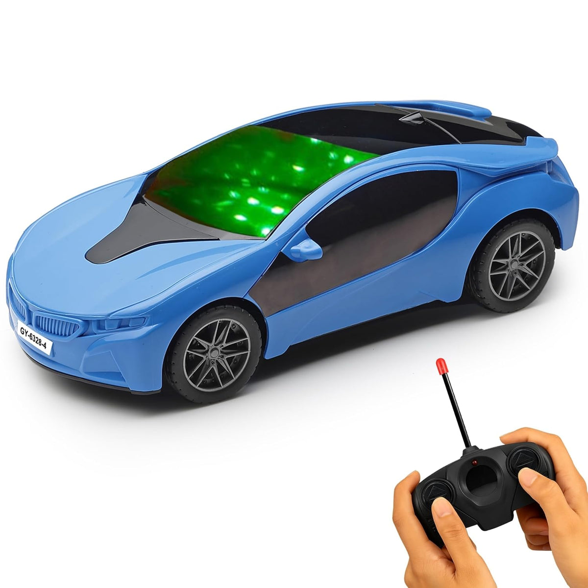 TAPANIYA ENTERPRISE Cy-6526-1 LED Light Remote Control Sports Car Toy