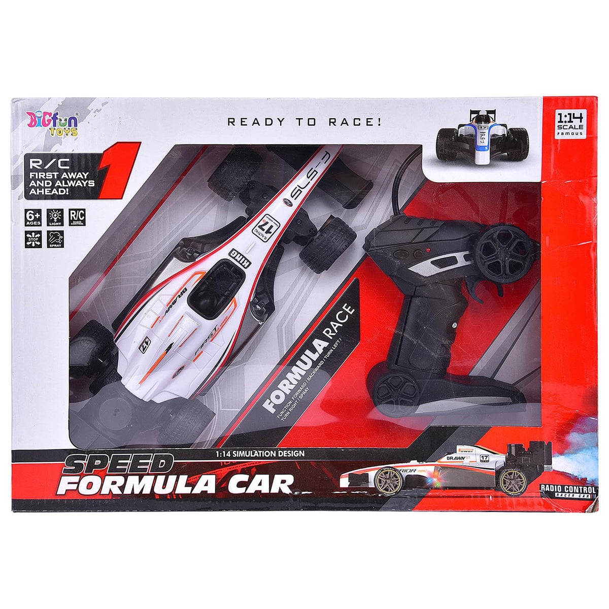 Sls-j Superior Sls-j-rc-f1 Formula Racing Remote Control Car Toy