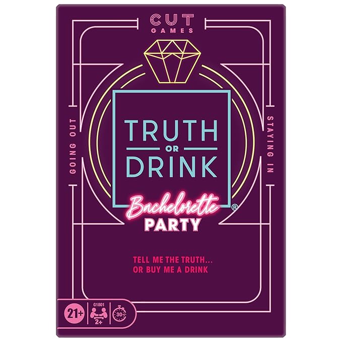 Truth or Drink Bachelorette Adult Party Game: 108 Hilarious Questions for Girls