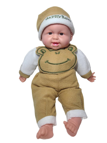 DHARMISHO BabyLoughingDoll_Red Laughing Musical Baby Doll Toy