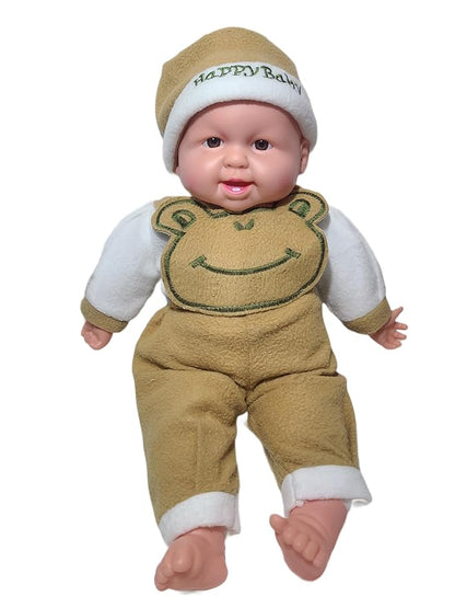 DHARMISHO BabyLoughingDoll_Red Laughing Musical Baby Doll Toy
