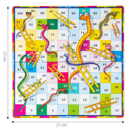 Toysbox 4114 Pocket Snakes & Ladders Travel Board Game Toy